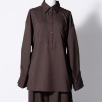 MY FORME プルオーバーシャツ ダークブラウン S