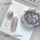 IGNY ラメホロMIX 人魚の煌めき パープル