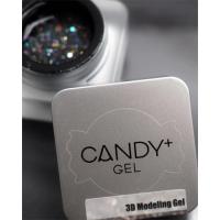 CANDY+ 3Dモデリングジェル グリッターシルバー 4g