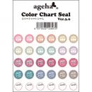 ageha カラーチャートシール Ver.3.6 30枚