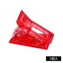 セレクション クリップ レッド 5個