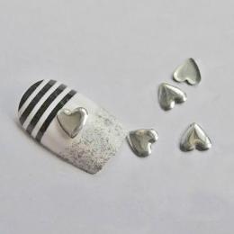セレクション シルバーハートパーツ 5P
