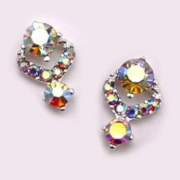 セレクション ストーンチャームS オーロラ YY062 2P