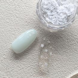 KiraNail ホログラム 星 3種ミックス ホワイト