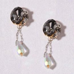 セレクション ミックスストーンチャーム 黒 2P