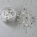 Charlon ミラーホロ ランバスカットホワイトシルバーS