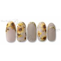 写ネイル Sunflower RUMI-012