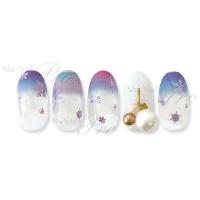 写ネイル+Blink SnowflakesアメシストBS-P02