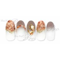 写ネイル+F RoseBrown Marble FR-RRO01