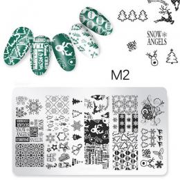 セレクション スタンピングプレート クリスマス M2
