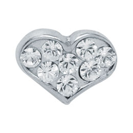 プリティーネイル PN702R1 キューティーハートM シルバー