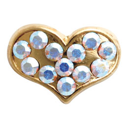 プリティーネイル PN703G2 キューティーハートL オーロラG